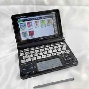 【最終処分価格！】usH-1470【CASIO/カシオ】電子辞書/EX-word DATAPLUS7/ブラック/黒/タッチペン付/起動・動作確認済/現状品