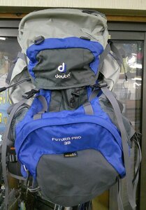 3＃２８４９　【ｄｅｕｔｅｒ/ドイター】ＦＵＴＵＲＡ（フューチュラ）ＰＲＯ３８　バックパック　リュック【小樽店】