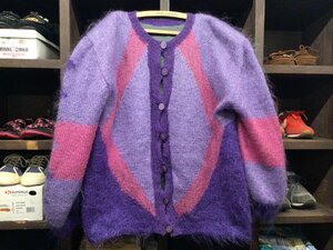 HAND MADE UNKNOWN MOHAIR KNIT CARDIGAN SIZE XL? ハンド メイド ノーブランド モヘア ニット カーディガン 手作り