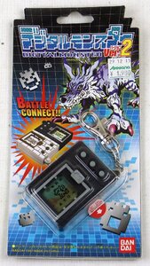 P★未使用品★電子玩具 『デジタルモンスター Ver.2 ブラック』 BANDAI/バンダイ LR44電池2個使用 パッケージ未開封