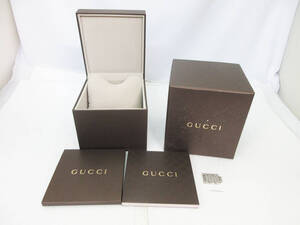 SH7439【グッチ】G-タイムレス YA126214 腕時計用 純正 BOX ボックス ウォッチケース★GUCCI★コマ 3個 幅18mm★内箱 外箱 取説 付★良品★