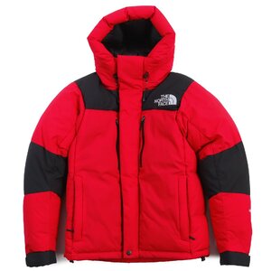 美品 THE NORTH FACE ザ・ノースフェイス ND91950 Baltro Light Jacket ゴアテックス フーデッドダウンジャケット 赤 S 正規品 メンズ