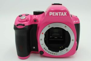 ■極上品■ PENTAX RICOH デジタル一眼レフ PENTAX K-50 ボディ ピンク