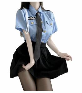 ハロウィン コスプレ ポリス 警察官 コスチューム 仮装 レディース 女性 セクシー 可愛い アーミー 海軍 米軍