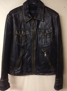 ◆激かっこいい!!◆zara man ザラ 本革レザージャケット ライダース◆