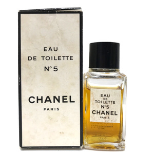 シャネル 香水 レディース フレグランス NO5 EAU DE TOILETTE EDT オーデ トワレ 19ml ボトルタイプ 残量80％くらい 箱付き 中古 CHANEL