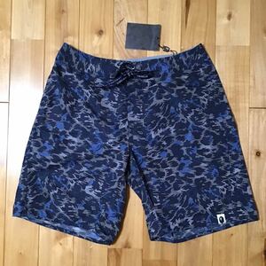 ★新品★ 青山限定 レオパードカモ swim shorts Sサイズ a bathing ape BAPE 水着 ハーフパンツ ショーツ 豹柄 エイプ ベイプ 1452