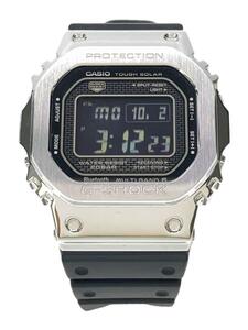 CASIO◆ソーラー腕時計・G-SHOCK/デジタル/SLV