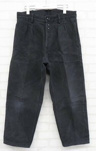 3P1841■Porter Classic PC7 CANVAS PANTS ポータークラシック 2タックキャンバスパンツ