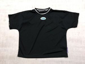 CHEERLY ギャル 韓国ストリート スポーツ K-POP クロップド トップス ジャージー 半袖Tシャツ レディース ポリエステル100% 160 黒