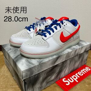 未使用 snkrs購入 NIKE DUNK LOW RETRO PRM 兎 US10/28.0cm タグ 替紐付き FD4203 161 supreme うさぎ ナイキ ダンク シュプリーム