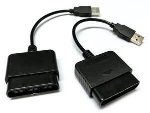 PS2-PS3/PC コントローラーアダプター（2個セット）