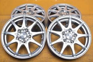 230314500547210　MONZA　JAPAN　ZACK　SPORT-9　15×6J　+50　5穴　PCD114.3　ハブ径73mm　テーパー　4本セット