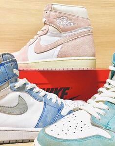 国内正規 【新品 29cm WMNS AIR JORDAN 1 RETRO HIGH OG Washed Pink】 atmosphere suede tubro green hyper royal bred chicago dunk sb