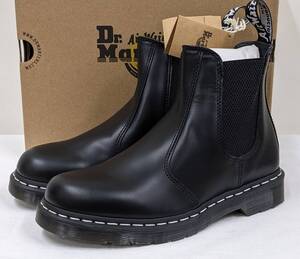 Dr.Martens/ドクターマーチン/2976 WHITE STITCH LEATHER CHELSEA BOOTS/チェルシーブーツ/サイドゴアブーツ/レザー/US9/SIZE 27cm/新品