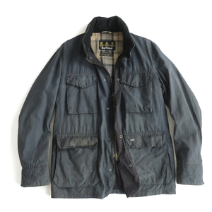 Barbour バブアー TAILORED SAPPER WAX JKT ワックスジャケット SS16 ネイビー(XL)