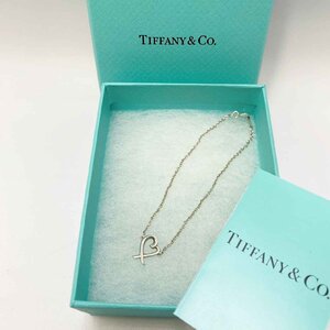 【美品】Tiffay&Co. パロマピカソ ラビングハート ブレスレット＜アクセサリー＞ティファニー Ag925 シルバー レディース ブランド 17cm