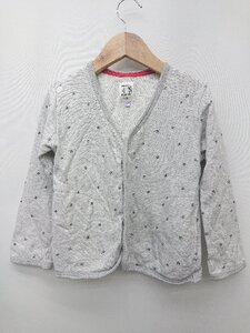 ◇ URBAN RESEARCH キッズ 子供服 長袖 スウェット カーディガン サイズ120 グレー系 レディース メンズ P