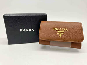 PRADA プラダ ハイブランド 4連キーケース 1PG004 箱付き BOX