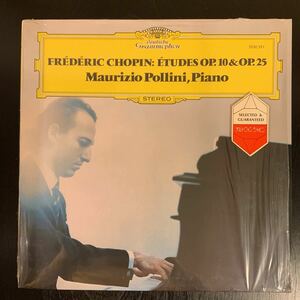 LP Frederic Chopin: Maurizio Pollini, Piano, Etudes Op.10&Op.25 独盤 Grammophon シュリンク付き