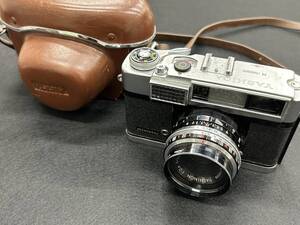 ★ヤシカ Yashica minister Yashinon 4.5cm F2.8 ケース付き レンジファインダー シャッター切れます★#9140