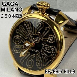 GaGaMILANO ガガミラノ マヌアーレ40 腕時計 ウォッチ ビバリーヒルズ限定 250本限定 ゴールド ブラック