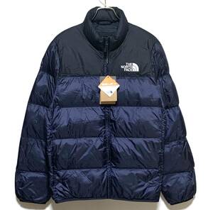 【新品】THE NORTH FACE NUPTSE ECO LOFT JACKET（L）ネイビー／黒 ノースフェイス ヌプシ エコロフト ジャケット