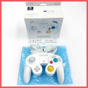 【希少品】純正品 ニンテンドー ゲームキューブ ホワイト コントローラ DOL-003 Nintendo white controller コントローラー 白色 GC 箱付属