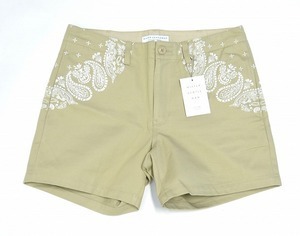 Mr.GENTLEMAN ミスタージェントルマン BANDANA CHINO SHORT バンダナチノショーツ ショートパンツPANTSペイズリーPAISLEY MISTERGENTLEMAN