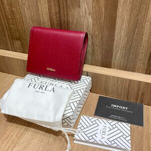 FURLA フルラ 小物 財布 二つ折り財布 コンパクトウォレット バイフォールド レディース ブランド アイテム 箱付き 保存袋 アイテム