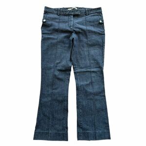 希少 rare john galliano ジョン ガリアーノ flare denim trousers フレア デニム パンツ pants 90p s 00s collection archive アーカイブ