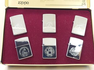 Zippo ジッポー アニバーサリーシリーズ 5周年 10周年 25周年 40周年 50周年 60周年 6個セット 1932-1992 コメモ 