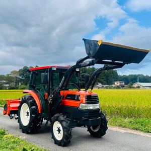 ★★クボタトラクターKL33★33馬力★使用710h★ 4WD ★エアコン キャビン★自動水平 ★パワステ★ 逆転PTO ★プラントローダー付き★★