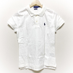 ポロラルフローレン POLObyRalphLauren 半袖ポロシャツ サイズS - 白 レディース トップス