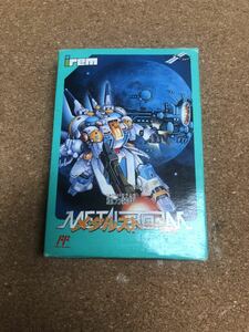 送料無料♪ 激レア♪ 完品♪ メタルストーム ファミコンソフト 箱説付き 端子メンテナンス済 動作品　同梱可能　FC