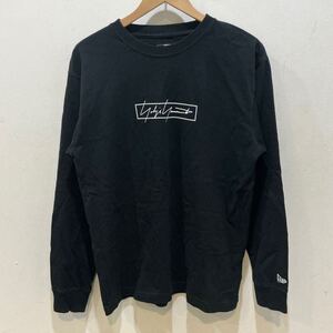 YOUJI YAMAMOTO ヨウジヤマモト NEWERA ニューエラ コラボ LONG SLEEVE TEE 長袖 Tシャツ ロンT モード ブラック Mサイズ 701994