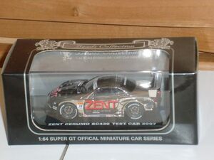 ■1/64 Beads Collection AUTOBACS SUPER GT 2007 SERIES ZENT CERUMO SC430 TEST CAR 2007 No.38 銀