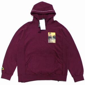 UNDERCOVER アンダーカバー 24AW 脇リブZIPタタキフーディー TPJQパッチ パーカー TWIN PEAKS 4 ボルドー