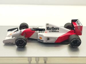 完成品 1/43 マルボロ マクラーレン ホンダ MP4/7A 1992年 モナコグランプリ #1 アイルトン・セナ 