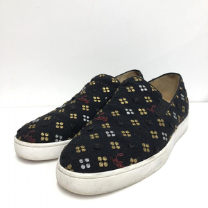 【中古】Christian Louboutin クリスチャンルブタン BOAT FLAT LOUBI IN THE SKY スリッポン 3180100 サイズ41 箱、保存袋[240066107371]