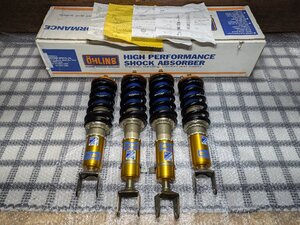 OHLINS DFV 全長調整式 車高調 AZUR スーパーオーリンズ 中古 超美品 HONDA S2000 AP1 AP2 タイプS 極上品　希少