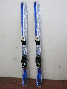 25WK142 子供用 スキー ・板 BxB JX-C3 118cm・ビンディング SALOMON 中古 現状 売り切り