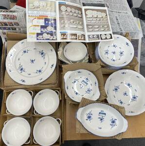 【906】未使用 Noritake ノリタケ クラフトーン 8709 グラタン皿 ユーティリティセット クリームスープ椀皿 パン皿 プレート 洋食器 