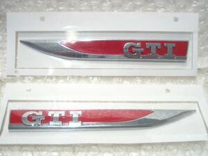 VW純正 ゴルフ7・GTI ロゴ/サイドエンブレム 2PCS【GENUINE PARTS】新品/GOLF7/