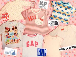 子供服ブランドまとめ売り GAP KP UNIQLO NORTH FACE DisneyRESORT COMME CA ISM 70.80サイズ 0.1歳 ベビー服 保育園お着替え ディズニー