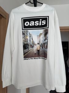 Adam et Rope アダムエロペ (Whats The Story)Morning Glory Tシャツ oasis 10Culture 30th Anniversary ホワイト Lサイズ