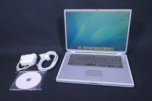 難あり良品 OS9単独可 PowerBook G4 Titanium M8859J/A チタン最終 1GHz A1025 100GB/1GB/SD/AirMac/DVI/10.4.11/9.2.2