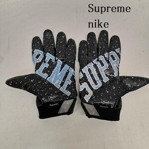 シュプリーム 18AW NIKE VAPOR JET SKILL GLOVES 4.0 football Large Black グローブ その他ファッション小物 その他ファッション小物