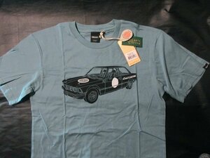 本物正規◆Deus ex Machina デウス◆Tシャツ RALLYEYE SMOKE BLUE■M■青 新品・オーガニックコットン アメリカ購入