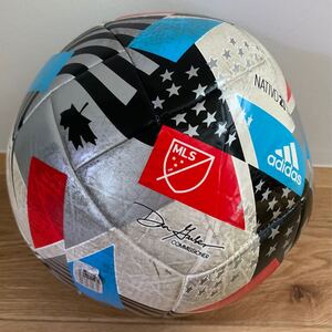 美品 良品 ADIDAS アディダス サッカーボール アメリカカナダサッカーリーグ 公式球 MLS 5号球